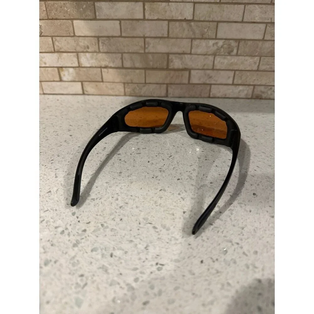 Epoch‎ Eyewear Motorcycle Riding Sports Sunglasses Black Frame Smoke Lens